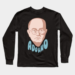 Theodor Adorno Face Long Sleeve T-Shirt